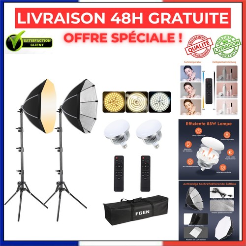 Fgen kit softbox octogonale - kit,