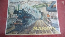 MARKLIN ÉCHELLE "HO" COFFRET ANCIEN DANS L'ÉTAT WAGONS-RAILS  ANNÉES 60