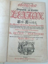 livre ancien-La Martinière-dictionnaire géographique et critique - de J à L-1746