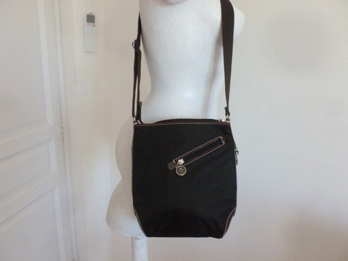 Beau sac lancel toile noir - sac,