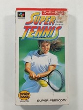 SUPER TENNIS WORLD CIRCUIT SUPER FAMICOM (SFC) NTSC-JAPAN (COMPLETE - BOX DAMAGE