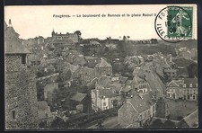 CPA Fougères, Le boulevard de