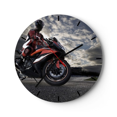 Horloge murale verre - horloge,