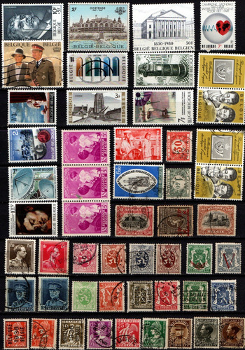 Belgique lot de timbres - !,
