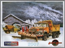 POSTER CAMION RéTRO CHASSE