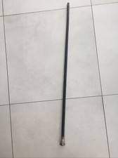 Canne ancienne pommeau argent Motifs Ciselés Canne Milord XIXème siècle