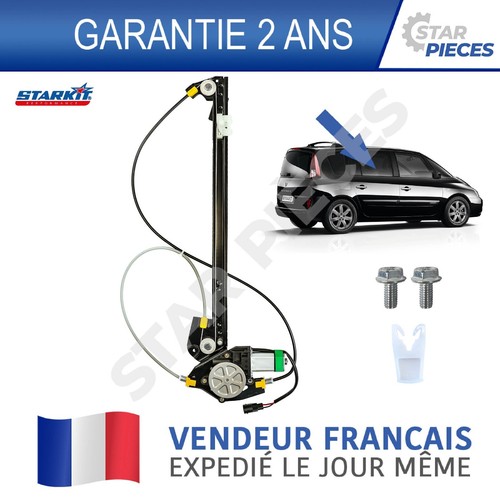 Leve vitre arriere droit - arriere, +
