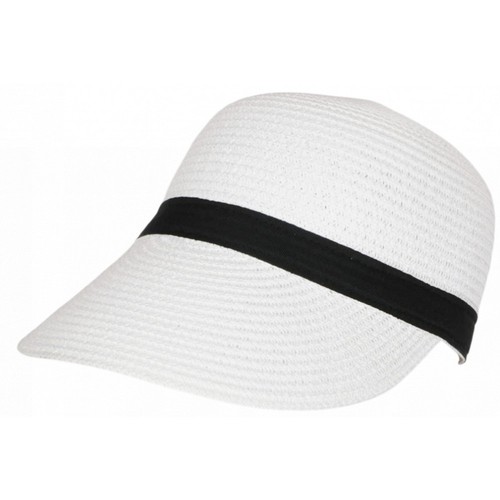 Visière paille femme blanche - paille,
