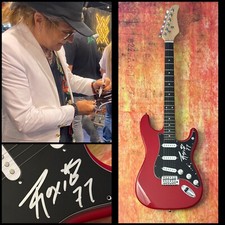 GFA Alice Cooper Guitariste * RYAN ROXIE * Guitare Électrique Signée PREUVE COA