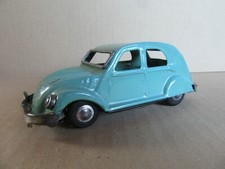 224 Vintage Rare Endoh Jouet Tôle Japon Citroën 2cv Vert L 13 cm