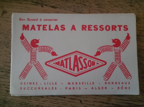 Buvard matelas ressort - matelas, a
