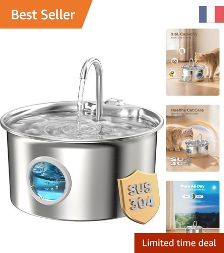 Distributeur eau pour chat - pour,