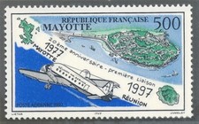 Timbre Mayotte PA 2** neuf