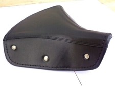 dessus de selle cuir noir pour cyclomoteur-solex-motobecane-peugeot-terrot