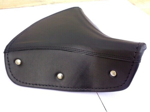 Dessus selle cuir noir - dessus, pour