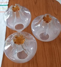 3 boules pour lustre Mazzega