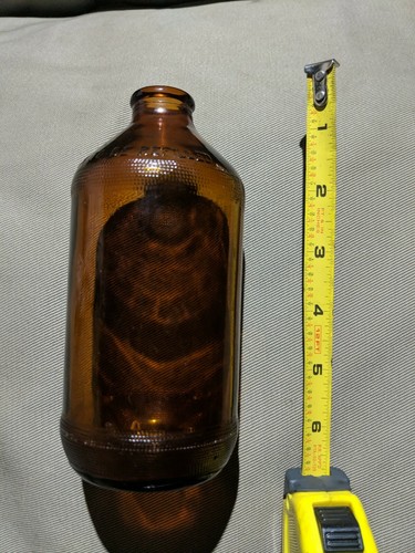 Antique amber bottle - antique,
