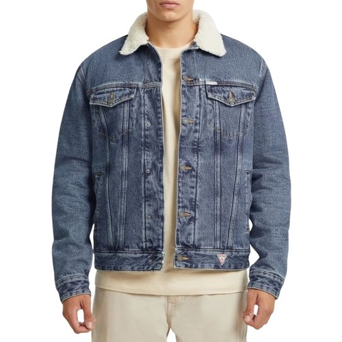 Veste jean matelassée - jean,