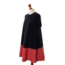 Robe à manches courtes bleu