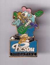 RARE PINS PIN'S .. DISNEY FRANCE ANCIEN VINTAGE 1990 PRESSE PICSOU MAGAZINE ~25