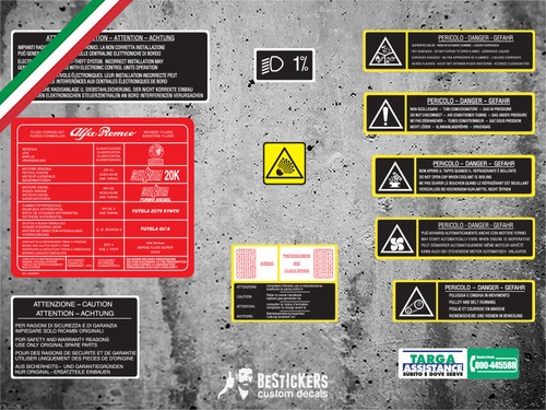 Set adhésifs labels - set, 12