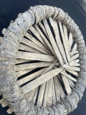 Ancien piège africain en bois et fibres naturelles – Objet tribal rare