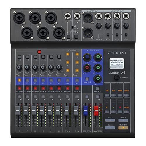 Zoom livetrak 8ch live - l-8,