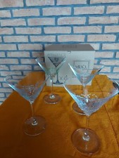CRISTAL D'ARQUES - 4 VERRES COKTAIL 30 CL / APERITIF MIKASA