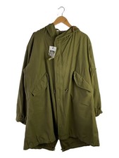 Parka Shell Buzz Rickson's XL Coton KHK Couleur Unie D'occasion