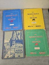 4 ALBUMS COMPLETS Nestlé Kohler chocolat – Les Merveilles du Monde + 1939/40  