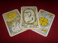 INCOMPLET ( 77 / 78 ) et BOITE ABIMÉE Ancien Tarot Rider Waite Smith DE LAURENCE