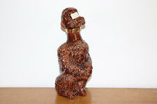 Bouteille à liqueur ou alcool Franor Royale anthropomorphe - Caniche marron