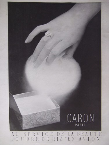 Publicité caron poudre riz - caron,