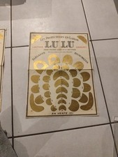 Ancienne Affiche " Les Protecteurs En Laiton LULU " Panoplie Fers à Chaussures 