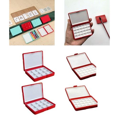 Palette aquarelle vide - d'aquarelle,