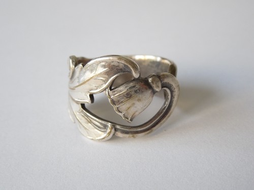 Bague vintage argenté - bague,