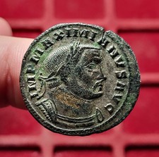 #112-2 ~ MAXIMIEN HERCULE - Follis - GENIO POPVLI ROMANI - PLG Lyon