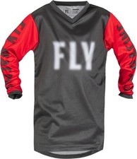 Maillot enfant FLY RACING F-16 - gris/rouge