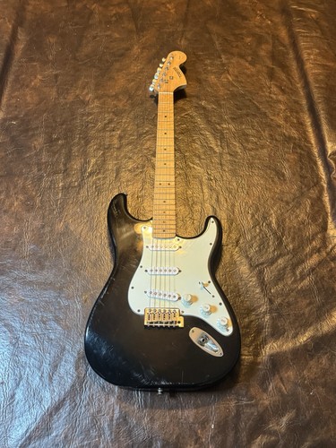 Fender starcaster blk wht - starcaster, blk/wht