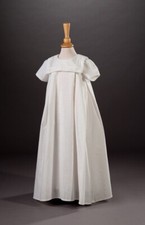 Robe de bapteme ou cérémonies avec bonnet bebe garçon fille 6mois - 12mois  NEUF