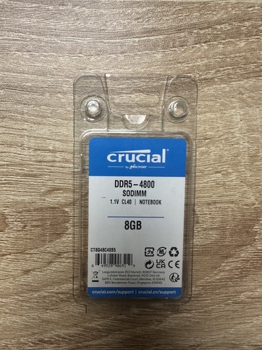 Crucial ram 8gb ddr5 - ram,