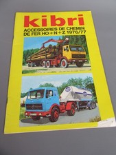 C711 Vintage Kibri Allemagne Catalogue Accessoires Ho-N 60 Pages 1976