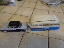 RARE NOREV  CHAMBORD ET CARAVANE HENON   bi colore  Cirque  Pinder  1/43