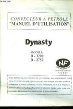 Dynasty convecteur a petrole -