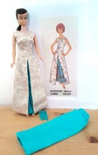 BARBIE VINTAGE # 1660 EVENING GALA 1966 ORIGINALE PEU JOUE SANS POUPEE 