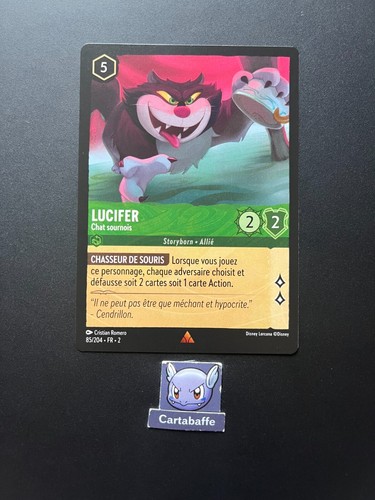 Carte lorcana lucifer 204 - carte,