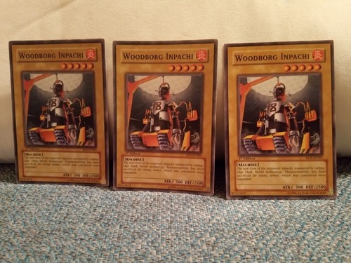 Yugioh card 3x woodborg - yugioh,