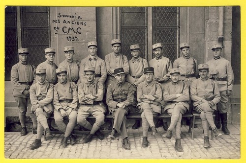 Cpa carte photo - carte, 27e