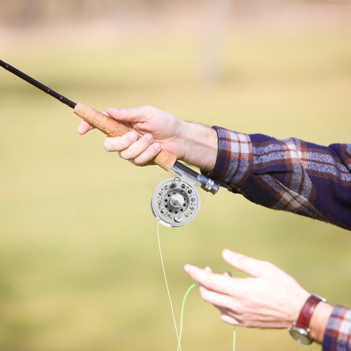 Fly fishing reel for and - fishing,