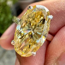 10 CT Champagne Traitée Bague
